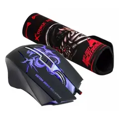 XTRIKE ME - Mouse + Mousepad Gamer Gmp-501 Kit Gamer