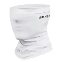 ROCKBROS - Cuello Bandana Uv400 Respirable Deportes - Blanco