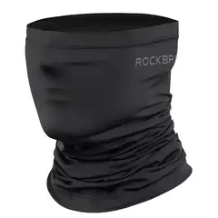 ROCKBROS - Cuello Bandana Uv400 Respirable Deportes - Negro
