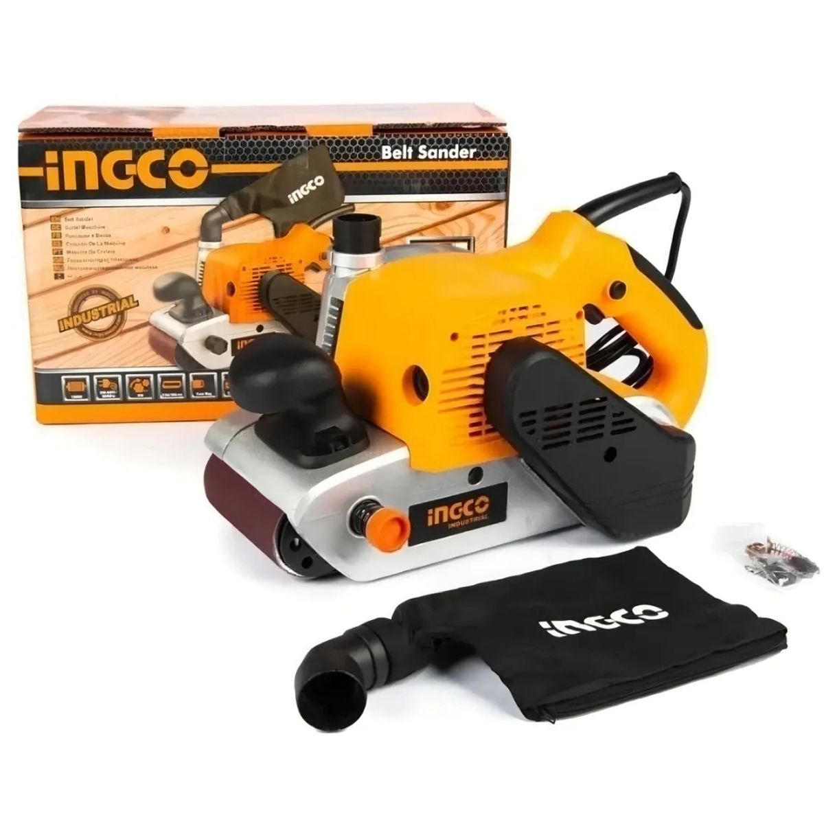 INGCO - Lijadora De Banda Elecetrica 1200w 610x100mm Industrial INGCO