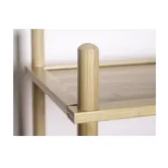 GENERICO - Zapatero Organizador Mueble Zapatero Bambú 4 Niveles