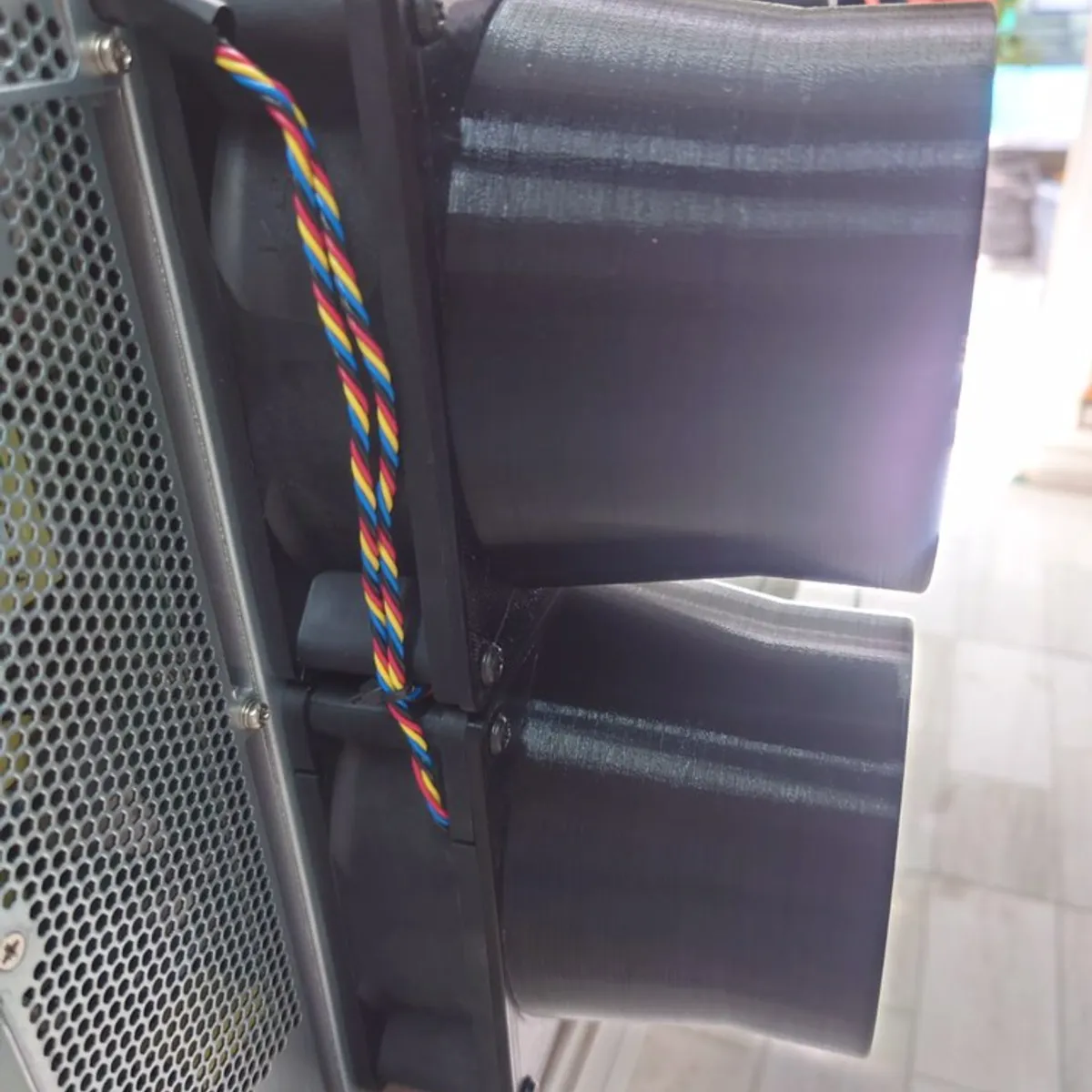 GENERICO - Adaptador con Boca 100mm para ASIC Antminer S17 S19 S19j S19k Pro+ S21