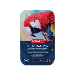 DERWENT - Lápices de Colores Chromaflow Set 36 Colores