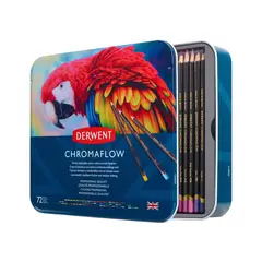 DERWENT - Lápices de Colores Chromaflow Set 72 Colores