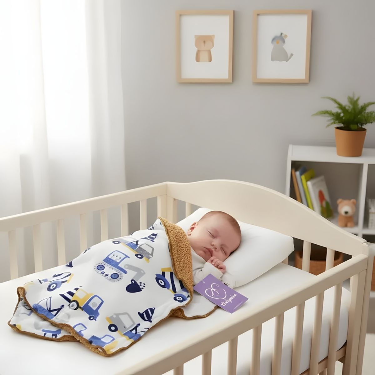 Manta Frazada Para Bebé Polar Suave 102x76 cm Constructor - BABYMINE, marca BABYMINE - Foto 2