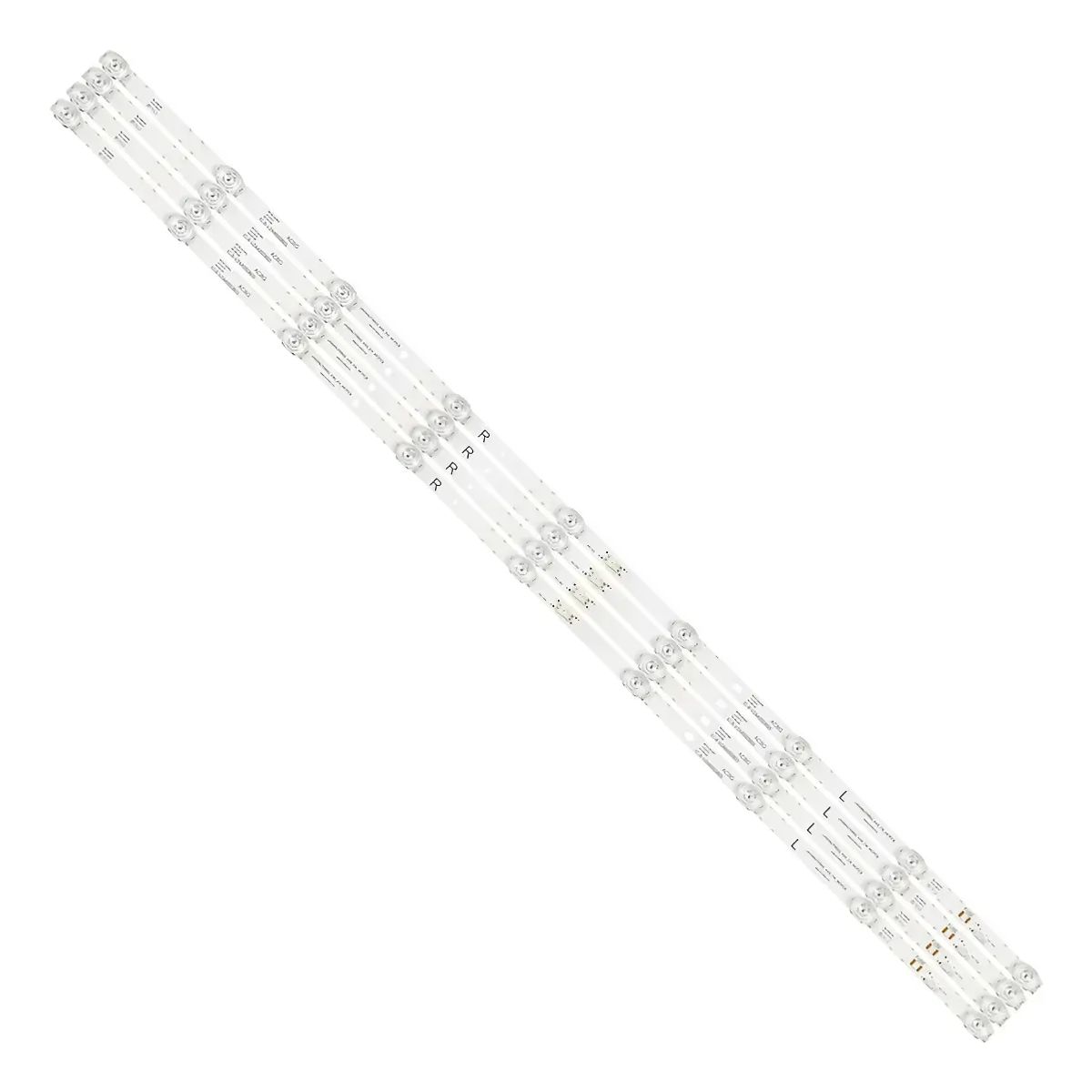 AMBM SHOP - X4 Tira Led Compatible Con samsung Un55nu7095g Un55tu7090g Un55tu7090 Un55nu7095 Gxzs