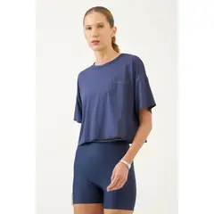 COLCCI - Camiseta Deportiva Cropped Healthy Lifestyle Sport