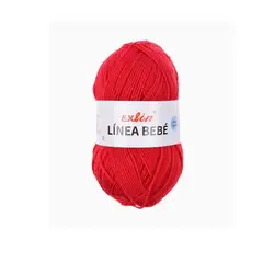 GENERICO - Lana Ovillo Línea Bebé Set 10 Und Color Rojo