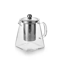 GENERICO - Tetera Infusor Vidrio 550ml Infusion Hoja Te Infusiones