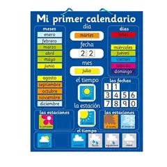 GENERICO - Mi Primer Calendario Infantil Montessori De Tela Interactiva