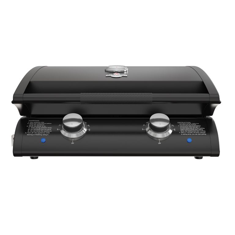 AMERICAN GRILL Parrilla Electrica Boston Black E2B Exterior + Funda EXS.