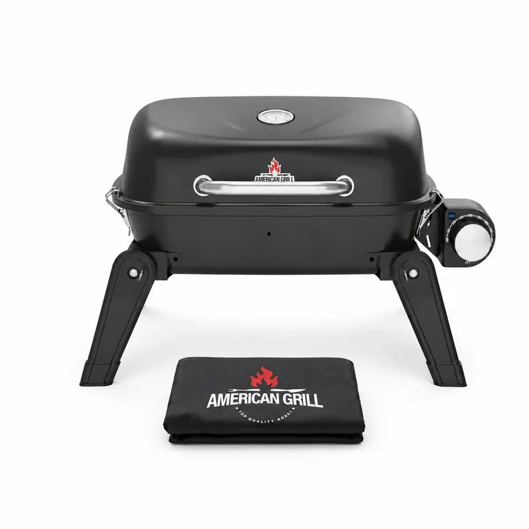 Parrilla Exterior -Interior Electrica E1B Aspen Black + Funda EXS