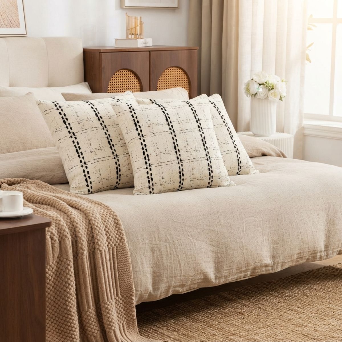 ARMONIA - Fundas Decorativa Para Cojin Estilo Etnico Pack 3 805 Elegante