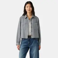 LEVIS - Blusa Mujer Tini Utility Shirt Azul