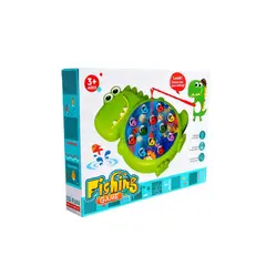 GENERICO - Juego De Pesca Magnética Dinosaurio Con 12 Peces Para Niños