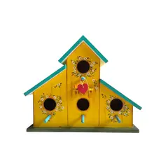 QUIMERA GARDEN - Casita de pájaro Dulce Nido - Pintada a mano -