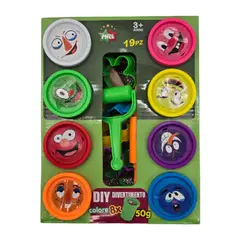 FLIPEREX - Set De Masas 8 Colores Con Accesorios De Juego Completo