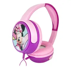 DISNEY - Audífonos con Micrófono para Chat Minnie Modelo LFH13010 con Diseño Divertido Temático