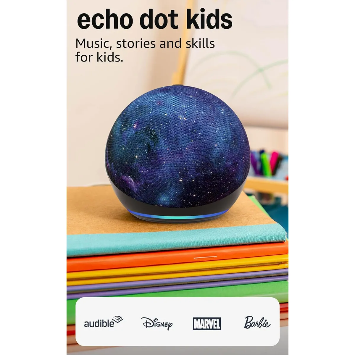 ECHO - Echo Dot Kids Alexa modelo nuevo con Kids+ 1 año Stardust