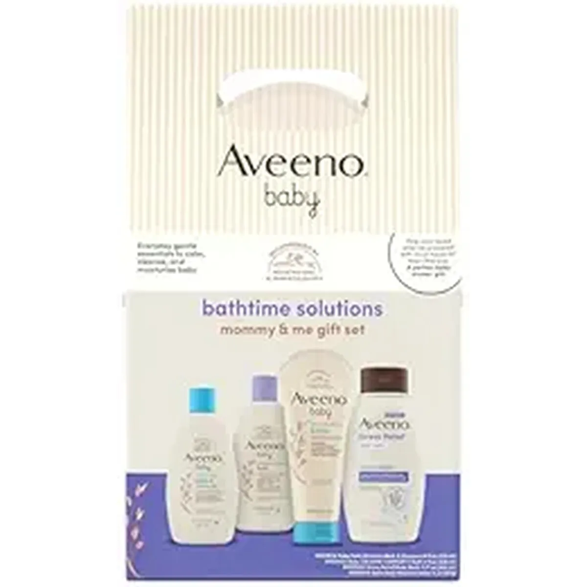 AVEENO - Set Baño Aveeno Baby 4 Piezas Hipoalerganico Lavanda