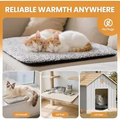 GATO - Cama Autocalentable MoraPets 24x18cm para y Perro