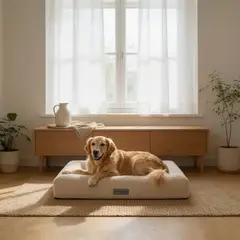 GENERICO - Cama Ortopedica Para Perros Donnas Essential Beige L