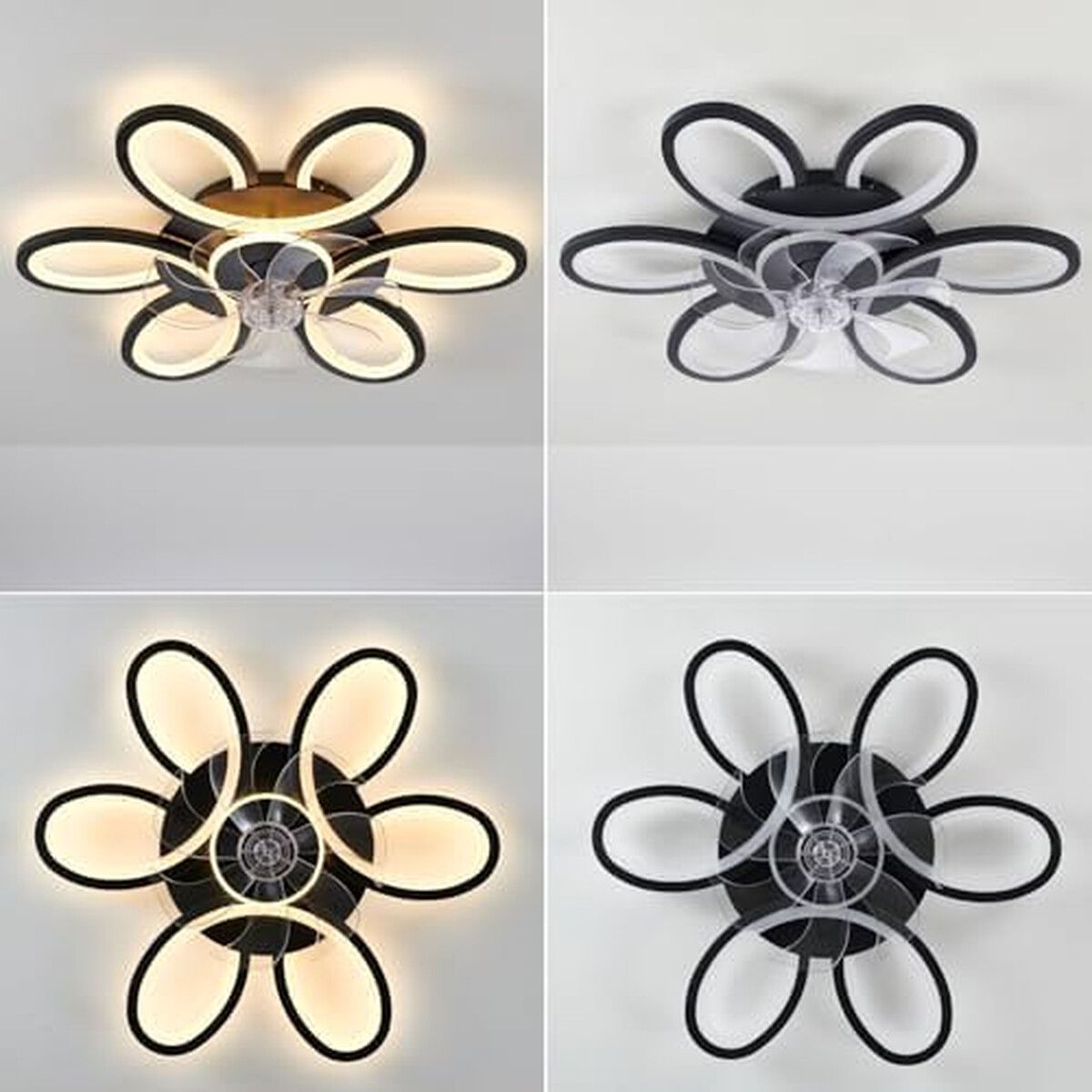 GENERICO - Ventilador Techo Sijinchen SJCFSD19 27 LED Control Remoto