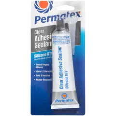 PERMATEX - Sellador Silicona Adhesivo 75151 Transparente 85g