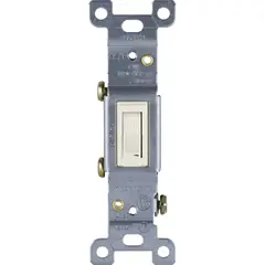 ALMENDRA - Interruptor GE HeavyDuty 20A 120V Simple Polo