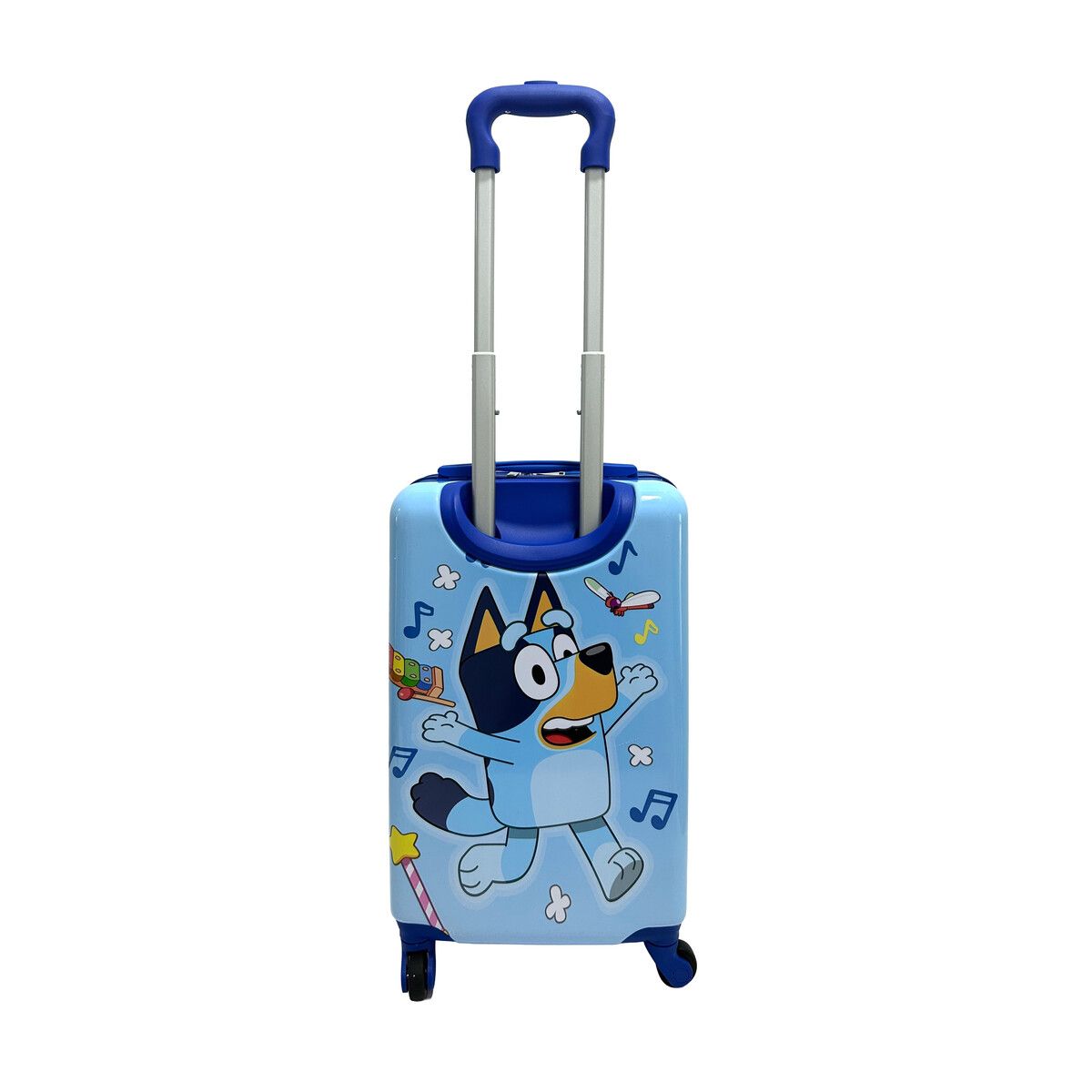 BLUEY - Maleta Infantil BBC Bluey 18 Pulgadas ABS Rígida Celeste
