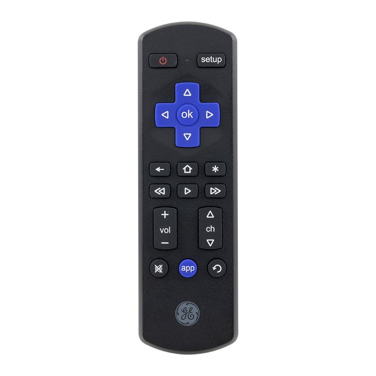 ROKU Control Remoto GE Para TV Negro Modelo 66814