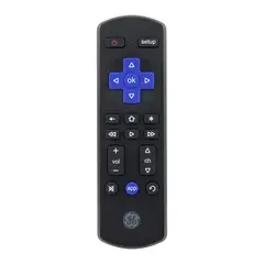 ROKU - Control Remoto GE Para TV Negro Modelo 66814
