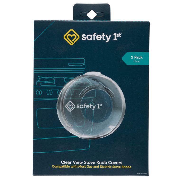 SAFETY 1ST Cubierta Perillas Cocina Clear View 5 Pack