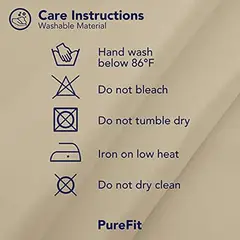 BEIGE - Cortina Exterior PureFit 52x84cm Impermeable UV Grommet