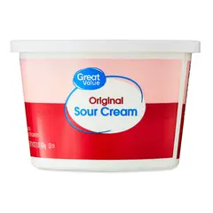 GENERICO - Crema acida Great Value Original 453g Sin Gluten