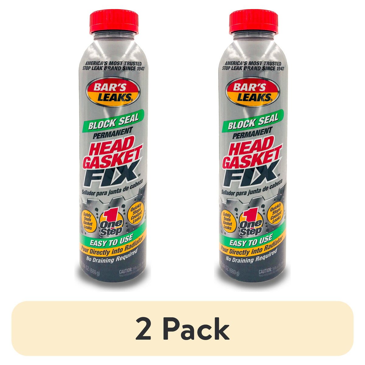 Sellador Junta Culata Bars Leaks Block Seal 24oz 2 Unidades, marca GENERICO - Foto Principal