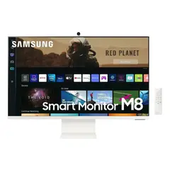 SAMSUNG - Monitor Smart M8 32 4K UHD Streaming SlimFit Cam
