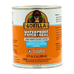GORILLA - Sellador Impermeable Patch Seal Líquido 946ml Blanco