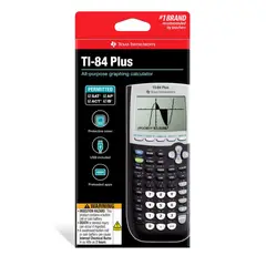 TEXAS - Calculadora Gráfica Instruments TI84 Plus Negra USB