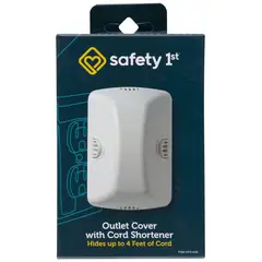 SAFETY 1ST - Cubretoma Blanco Con Guarda Cable Para Niños