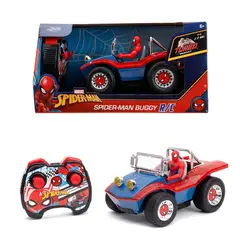 SPIDERMAN - Auto RC Jada Buggy 124 Turbo 18cm Figura Fija