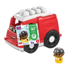 MEGA BLOKS - Camión Freddy Fire Truck 6 Piezas 1 Años