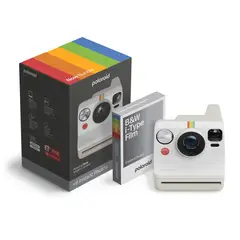 POLAROID - Cámara Instantánea Now Gen 3 Pebble White Bundle