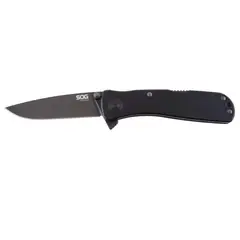SOG - Cuchillo Plegable Twitch II Negro AUS8 2.65 SAT