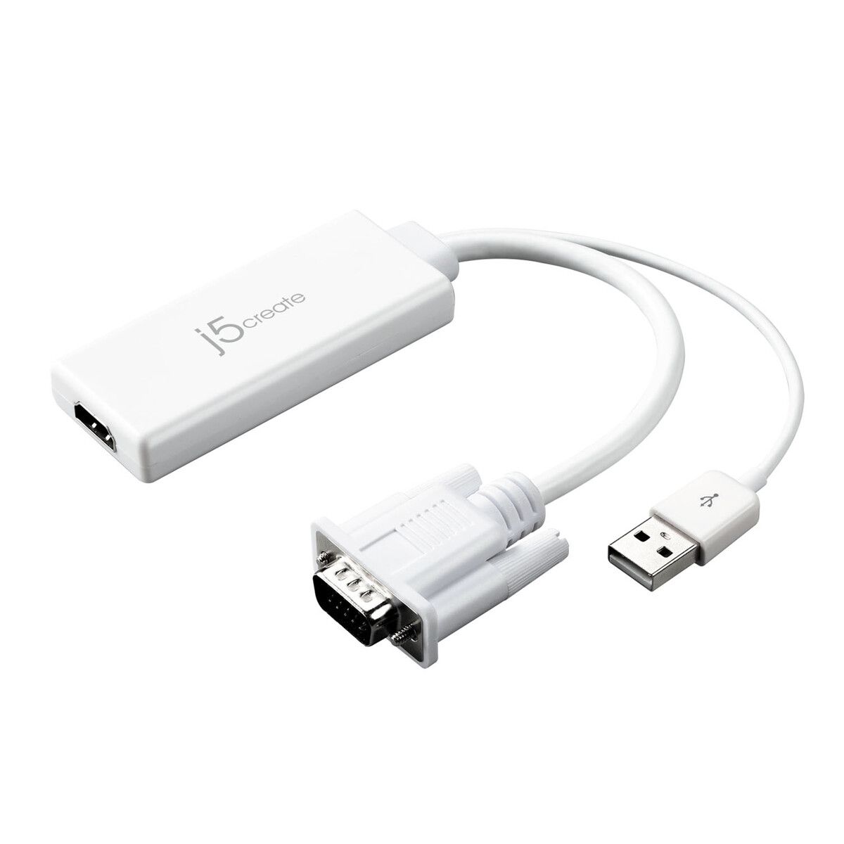 GENERICO - Adaptador VGA a HDMI j5create JDA204 1080p USB