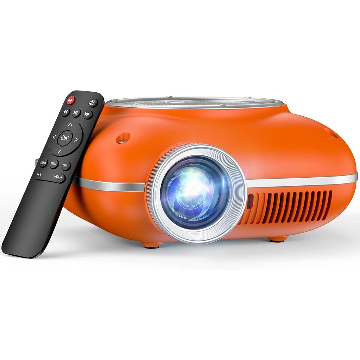 GENERICO - Proyector Mini HOMPOW 720P Bluetooth 5.1 1080P Portátil