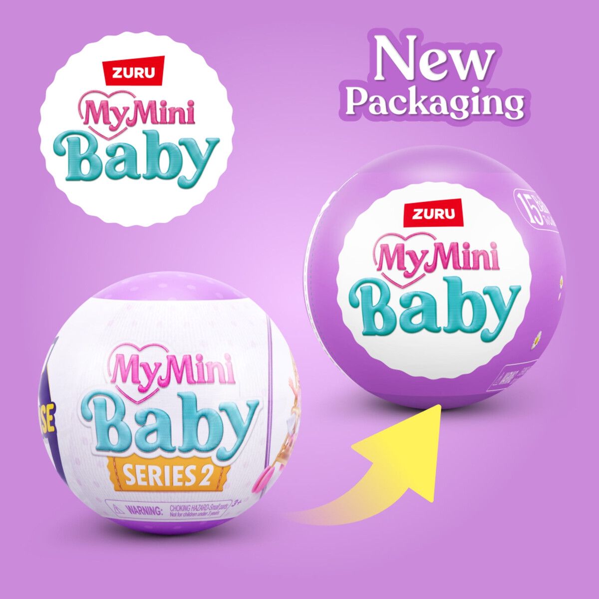 BEBE - Muñeca Mini Bebé ZURU Serie 2 Sorpresa Coleccionable