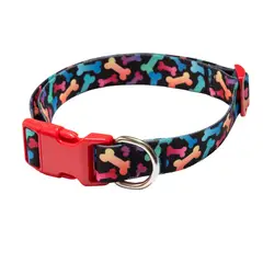 LIFE - Collar para Perro Vibrant Mediano Multicolor Huesos