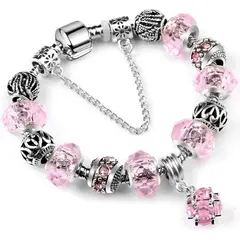 MURANO - Pulsera XOYOYZU Charms 20cm Flores Mujer