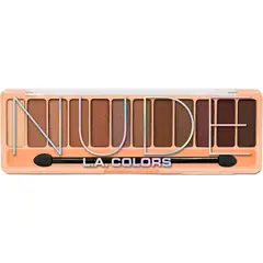 L A COLORS - Paleta de Sombras L.A. COLORS Nude CES787 Alta Pigmentacian